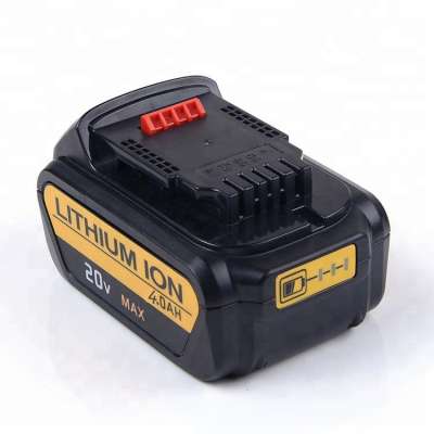 DCB180, DCB181, DCB182 20V 4000mAh Replacement Cordless Drill Tool Batteries for 20 Volt Dewalt Battery